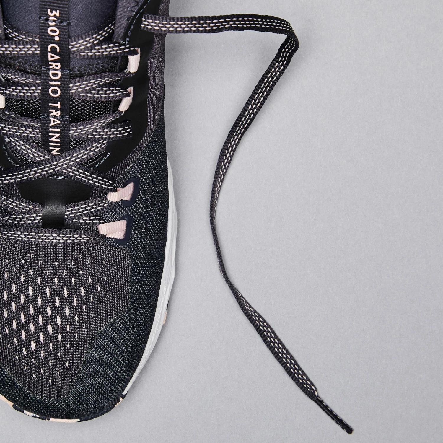 DOMYOS Women's Fitness Shoes 900 Abyss grey/Fluo pale peach 6 DOMYOS Women's Fitness Shoes 900 Abyss grey/Fluo pale peach - Image 6