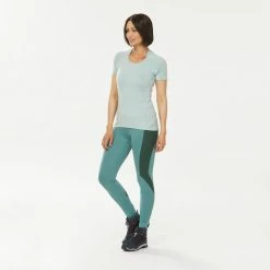 QUECHUA Women’s Mountain Walking Leggings MH500 Frozen cedar/Dusty green 10 QUECHUA Women’s Mountain Walking Leggings MH500 Frozen cedar/Dusty green -Women Sports Elegant Store k761b00badb2c56d639ba287da7fc6bb7