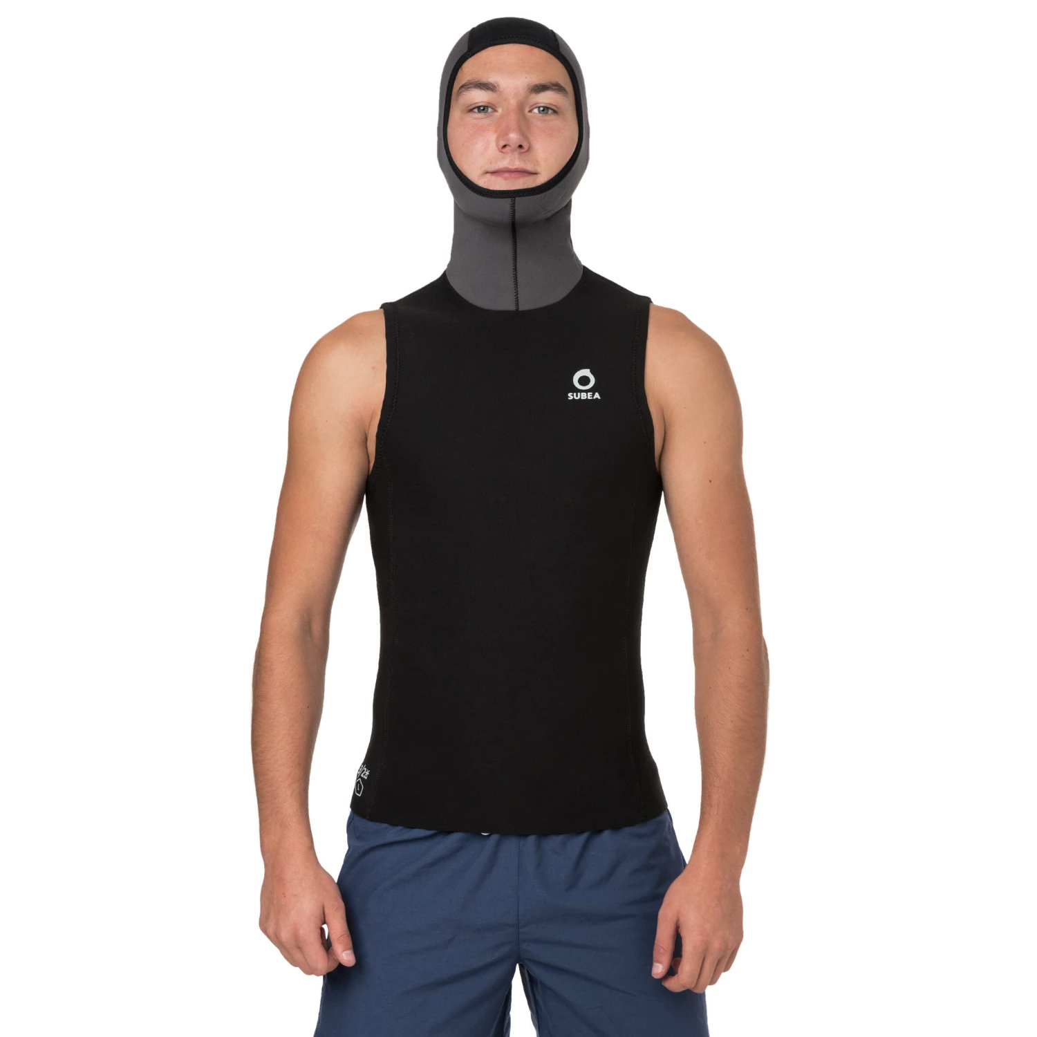 SUBEA SCD 3/2.5mm SCUBA diving hooded top BLACK 2 SUBEA SCD 3/2.5mm SCUBA diving hooded top BLACK - Image 2