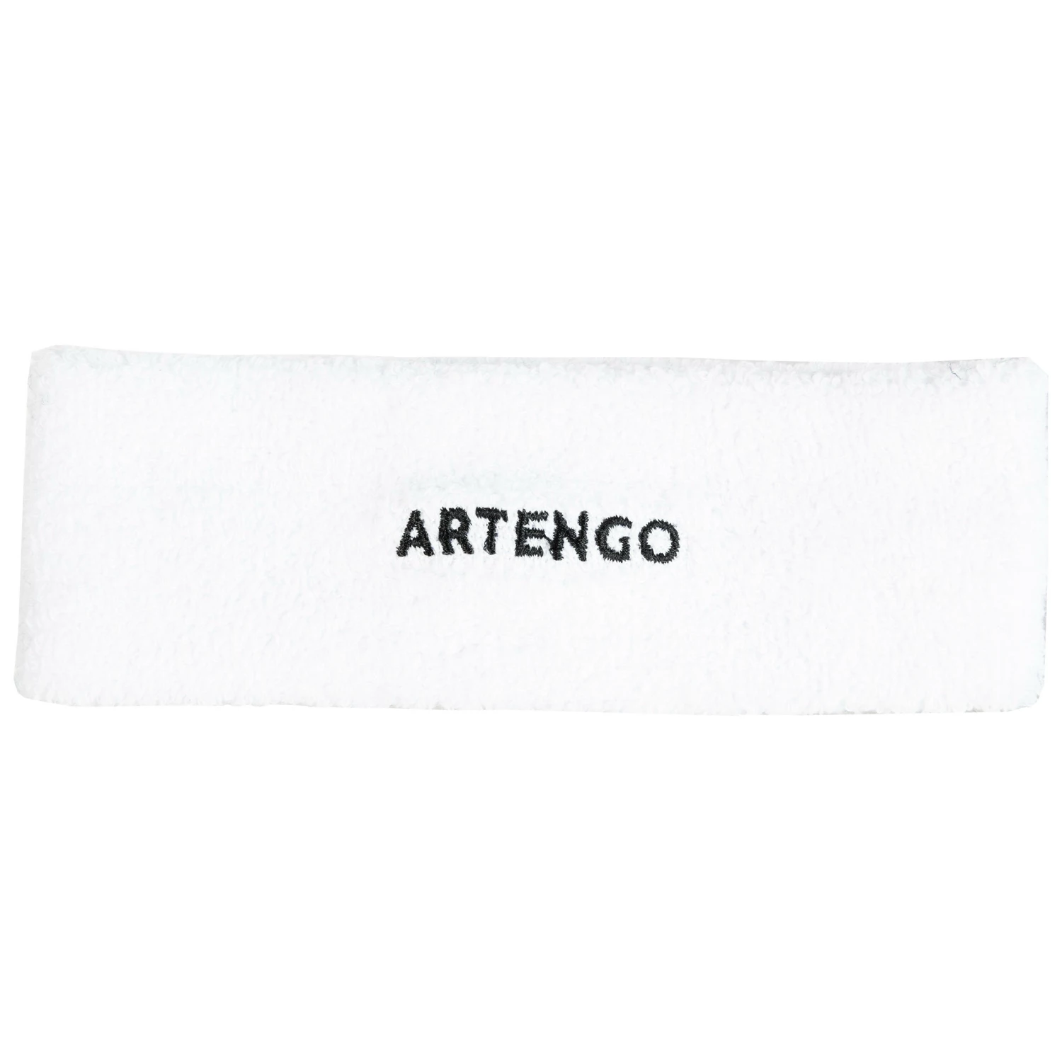 ARTENGO TB 100 Tennis Headband Snow white/BLACK 4 ARTENGO TB 100 Tennis Headband Snow white/BLACK - Image 4
