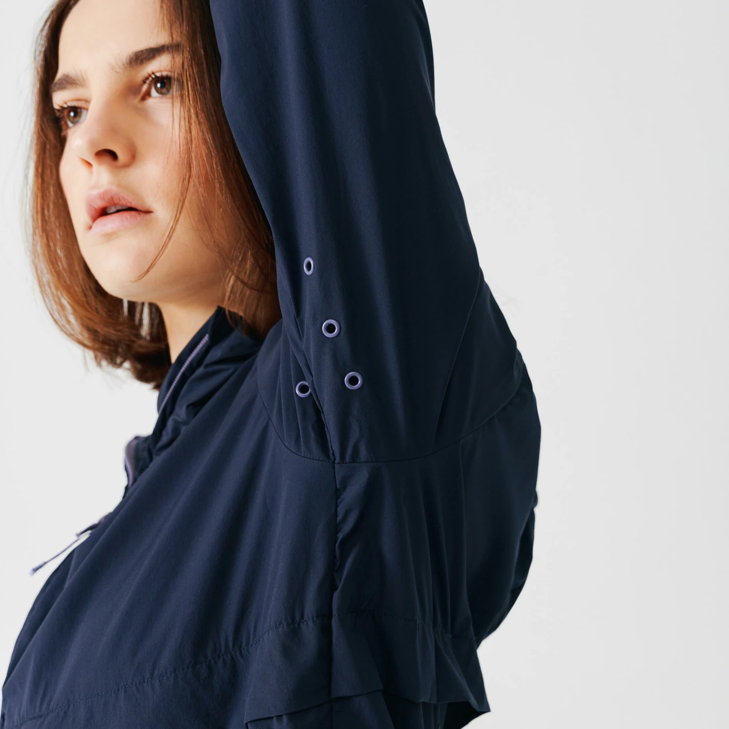 KALENJI Women's Running Windproof Jacket Wind Breath DARK BLUE/LIGHT BLUE/BLUE 5 KALENJI Women's Running Windproof Jacket Wind Breath DARK BLUE/LIGHT BLUE/BLUE - Image 5