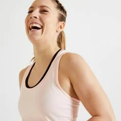 DOMYOS Women's Cardio Fitness Tank Top 100 Snow white -Women Sports Elegant Store k7bcd31e87bca69b6ab1ffb23475fa9bb