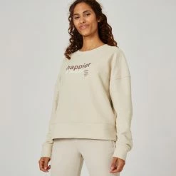 DOMYOS Loose Fitness Sweatshirt Linen