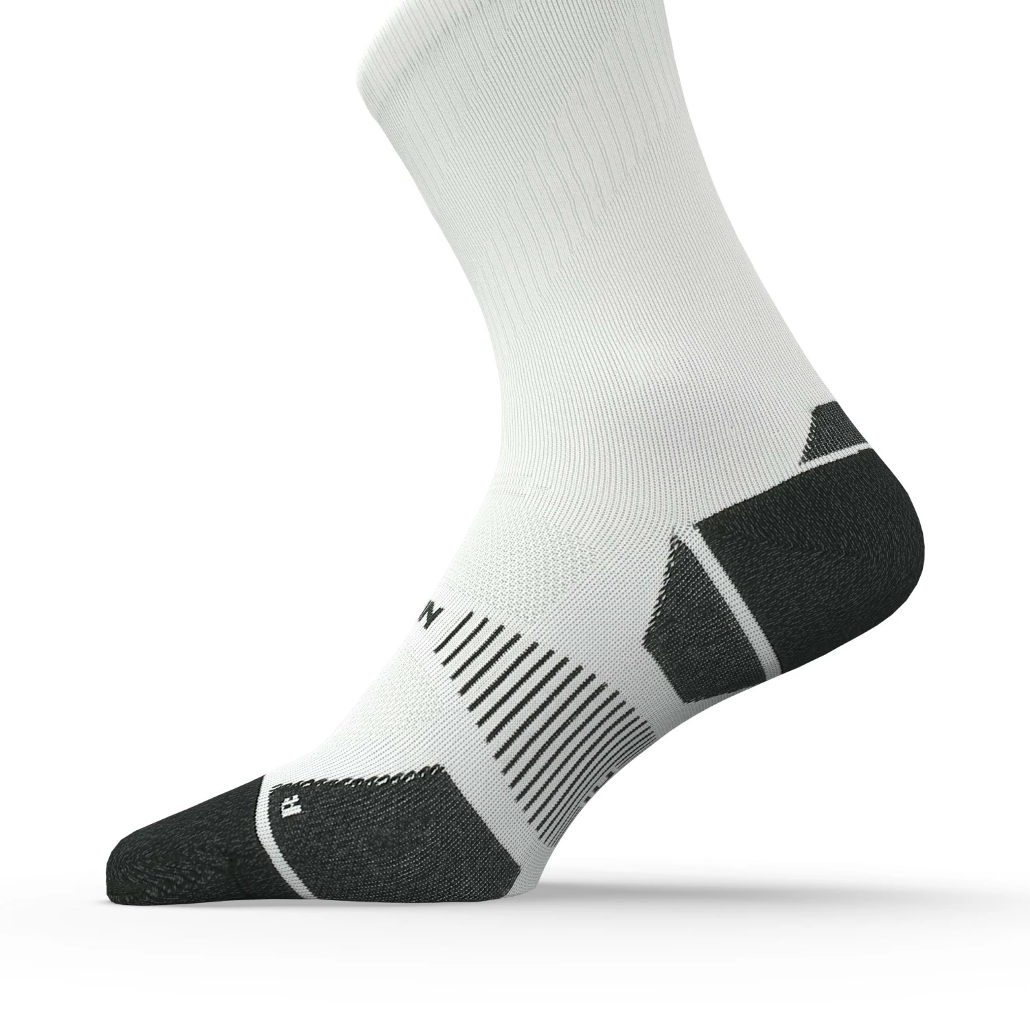 KIPRUN Run900 Mid-Calf Fine Running Socks Snow white 4 KIPRUN Run900 Mid-Calf Fine Running Socks Snow white - Image 4