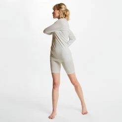 KIPSTA Keepdry 500 Adult Base Layer Foggy blue/Mouse grey -Women Sports Elegant Store k7c41bb2c37acf3845e971d7161f80441