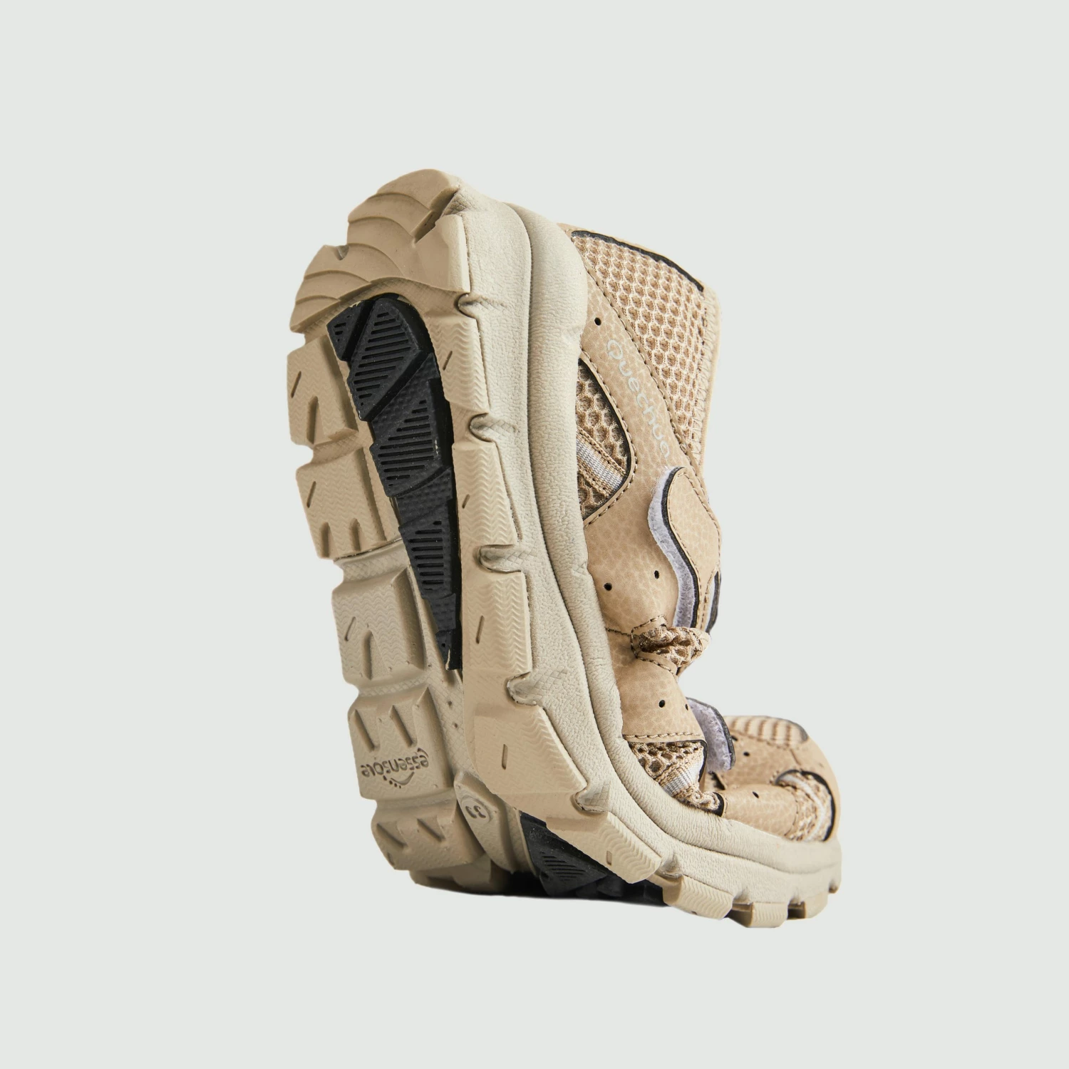 QUECHUA BREATHABLE NATURE HIKING SHOES Iced coffee 2 QUECHUA BREATHABLE NATURE HIKING SHOES Iced coffee - Image 2