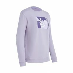 NYAMBA Round Neck Fitness Sweatshirt LIGHT GREY