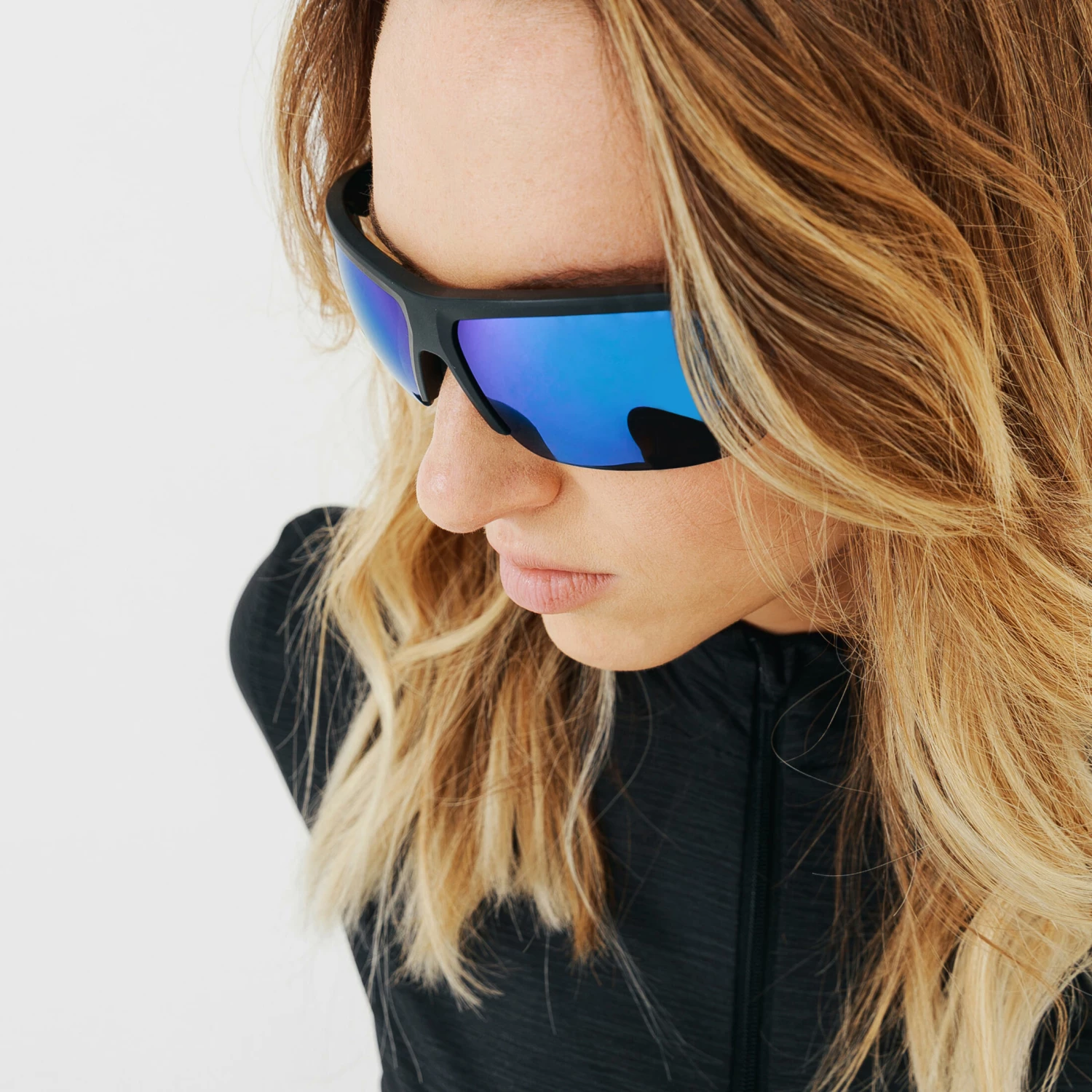 KALENJI Adult Running Glasses Runsport Category 3 BLACK 7 KALENJI Adult Running Glasses Runsport Category 3 BLACK - Image 7