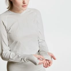 KIPSTA Keepdry 500 Adult Base Layer Foggy blue/Mouse grey -Women Sports Elegant Store k845cc1cd324f4716024222b179ae3ba0