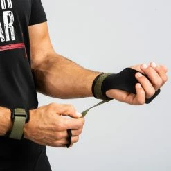 CORENGTH Two-Finger Cross-Training Hand Grips BLACK/Khaki brown -Women Sports Elegant Store k85c46aeff6c44472e15726f5bbfaffd1