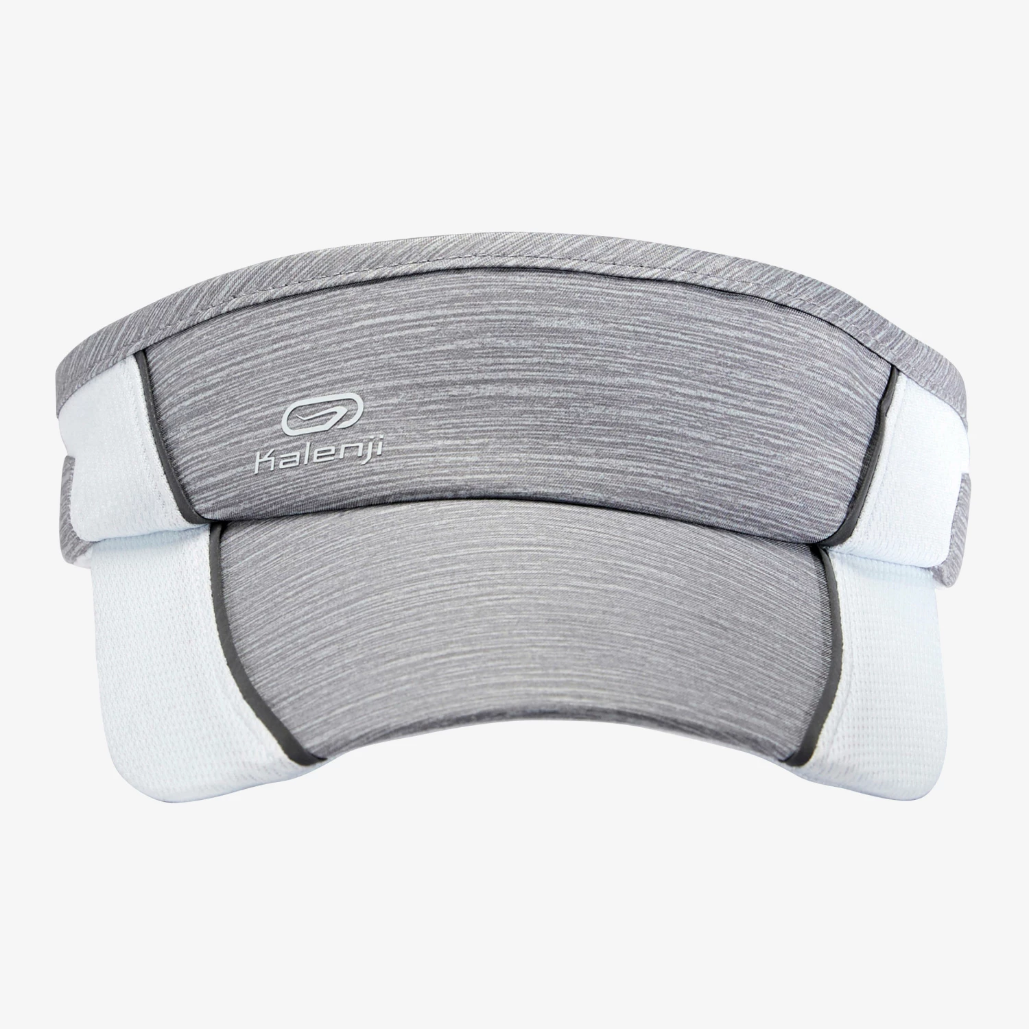 KALENJI ADJUSTABLE RUNNING VISOR - GREY MEN WOMEN Light grey/Foggy blue 4 KALENJI ADJUSTABLE RUNNING VISOR - GREY MEN WOMEN Light grey/Foggy blue - Image 4
