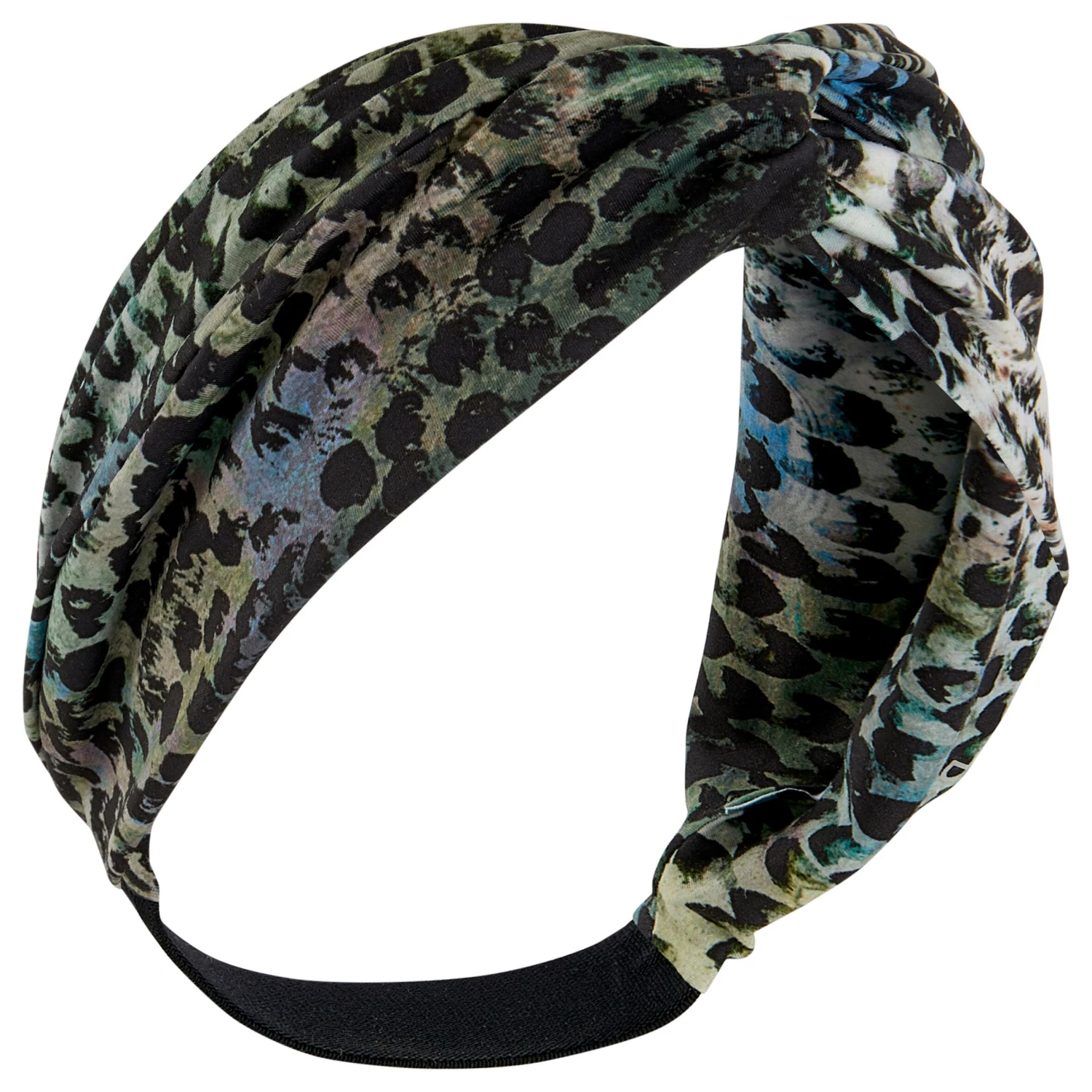 DOMYOS Women's Fitness Cardio Training Headband with Elastic BLACK/BLACK 2 DOMYOS Women's Fitness Cardio Training Headband with Elastic BLACK/BLACK - Image 2