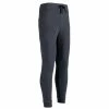 DOMYOS Women's Pilates Gentle Gym Slim-Fit Bottoms 560 DARK GREY