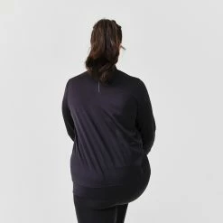 KALENJI Women's Running Breathable Jacket Dry BLACK/BLACK 12 KALENJI Women's Running Breathable Jacket Dry BLACK/BLACK -Women Sports Elegant Store k8f1a368f5de77e8486e8fd32d22ef747