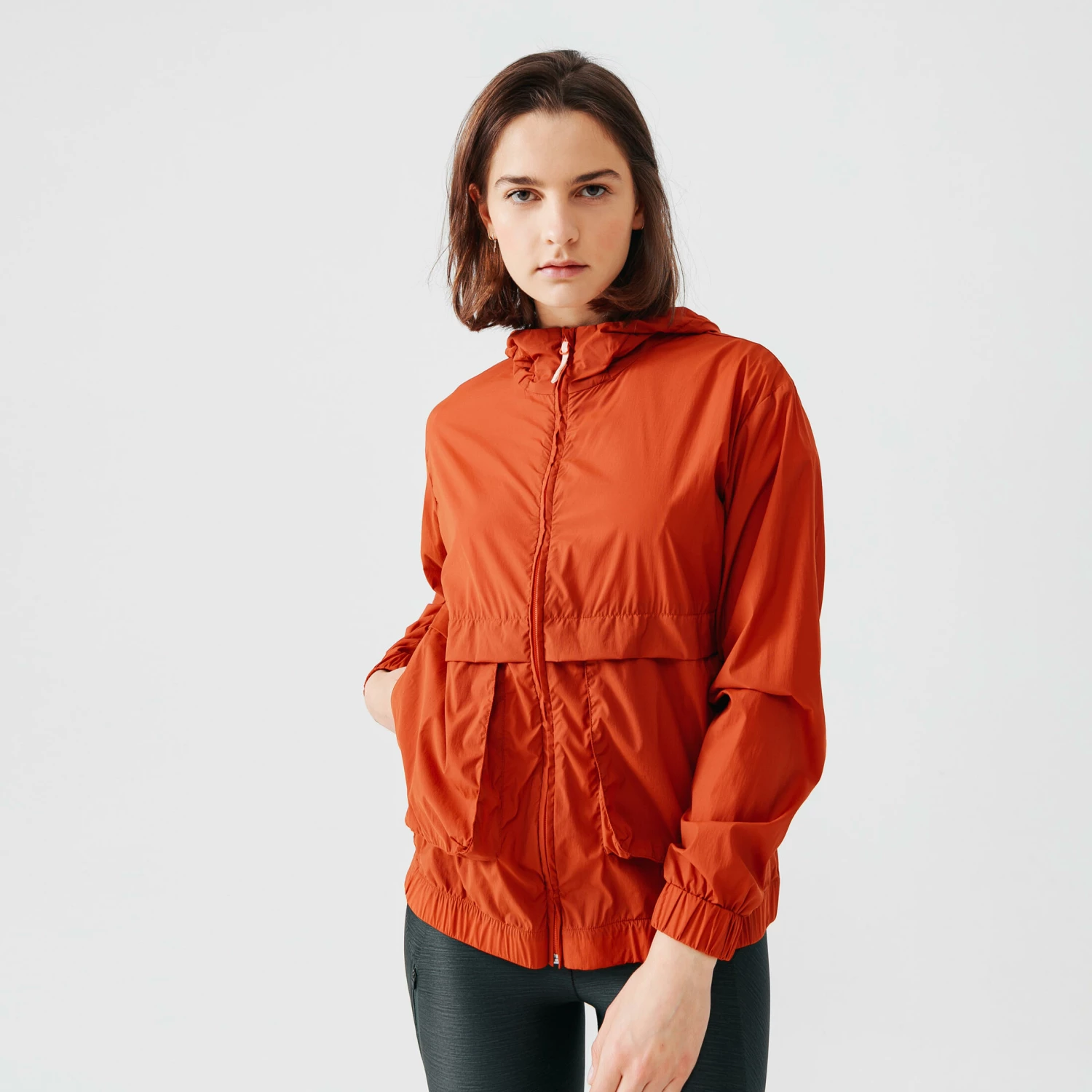 KALENJI Women's Running Windproof Jacket Wind Breath DARK BLUE/LIGHT BLUE/BLUE 2 KALENJI Women's Running Windproof Jacket Wind Breath DARK BLUE/LIGHT BLUE/BLUE - Image 2