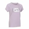 KIMJALY Women's Short-Sleeved Gentle Yoga T-Shirt PINK