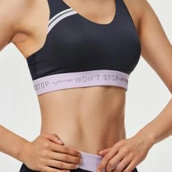 DOMYOS High Support Fitness Sports Bra 900 PURPLE -Women Sports Elegant Store k918e84e7824f3fef437bca620830e5ea