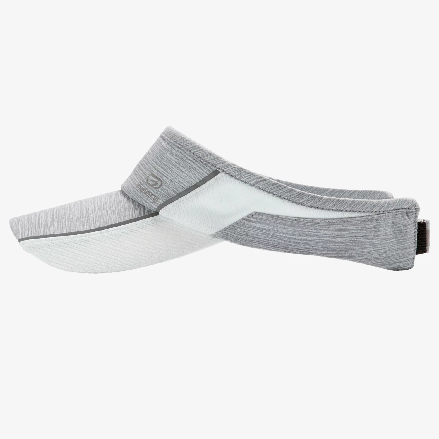 KALENJI ADJUSTABLE RUNNING VISOR - GREY MEN WOMEN Light grey/Foggy blue 6 KALENJI ADJUSTABLE RUNNING VISOR - GREY MEN WOMEN Light grey/Foggy blue - Image 6