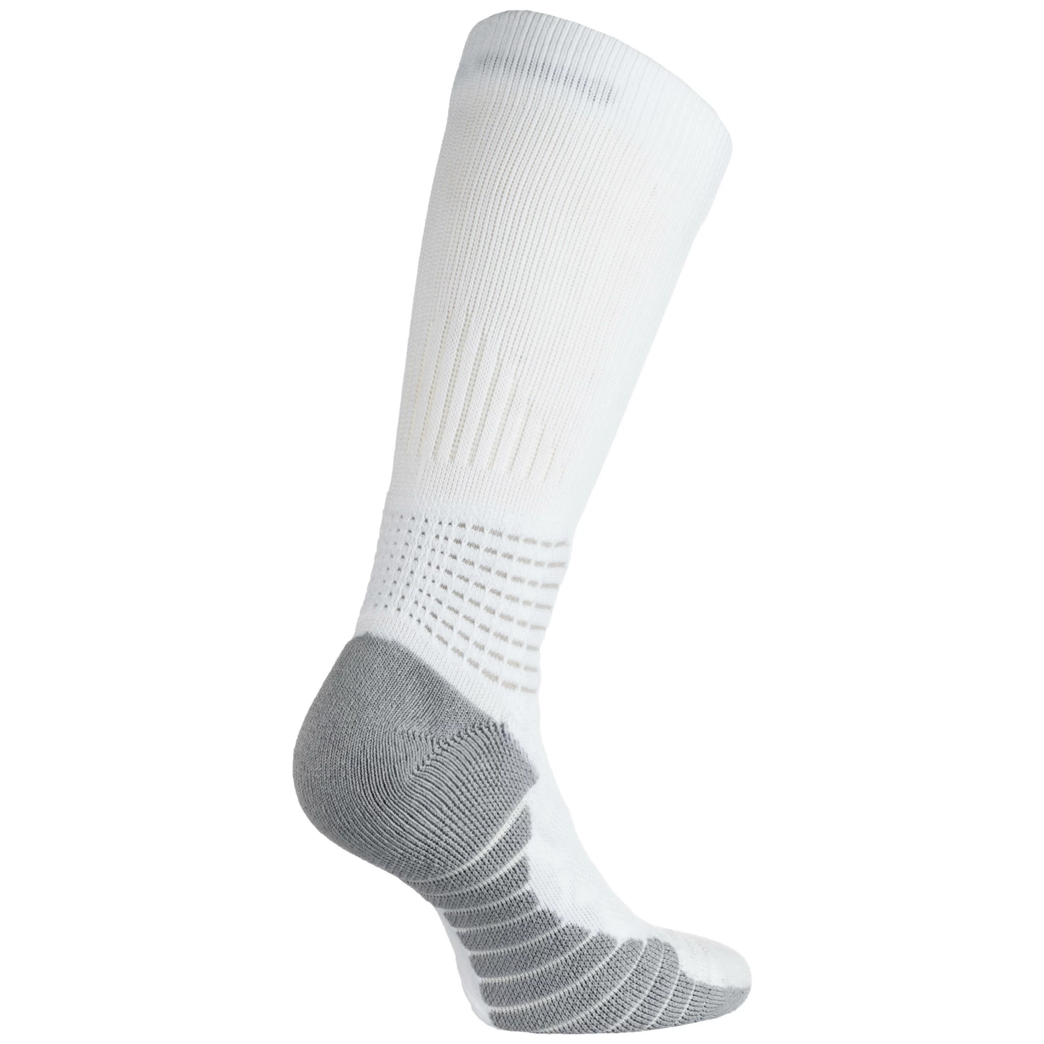 TARMAK Men's/Women's Mid-Rise Basketball Socks SO900 WHITE 5 TARMAK Men's/Women's Mid-Rise Basketball Socks SO900 WHITE - Image 5
