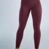 METANOIA THE LABEL Bare Sensations Naked-feel Leggings Burgundy