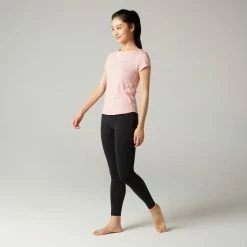 NYAMBA Women's Pilates & Gentle Gym T-Shirt 520 PURPLE 15 NYAMBA Women's Pilates & Gentle Gym T-Shirt 520 PURPLE -Women Sports Elegant Store k99b14deea148a1ea98cd8e612550d68c