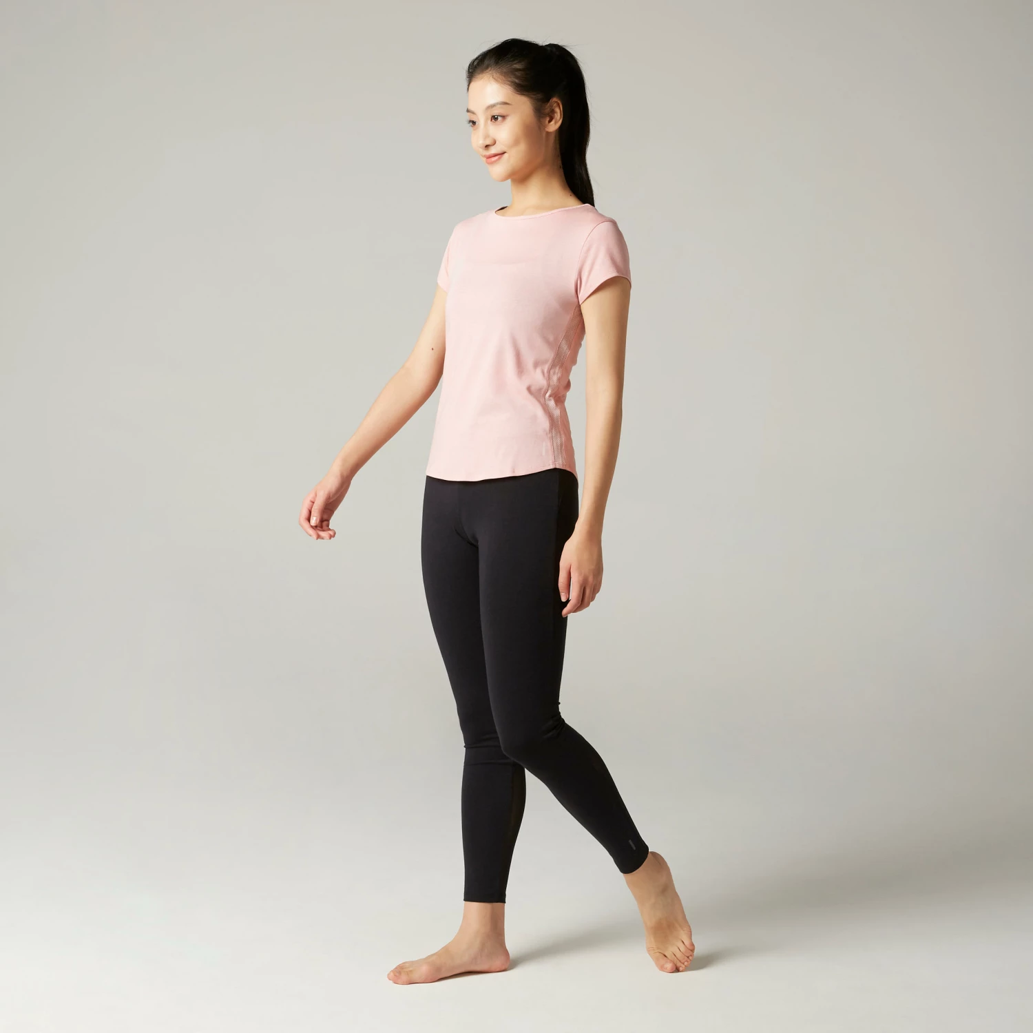 NYAMBA Women's Pilates & Gentle Gym T-Shirt 520 PURPLE 6 NYAMBA Women's Pilates & Gentle Gym T-Shirt 520 PURPLE - Image 6