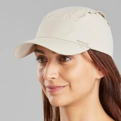 FORCLAZ Anti-UV Cap Trek 900 with Removable Neck Protection Linen -Women Sports Elegant Store k9a526fefa491a67edcc1ef8df149bc01