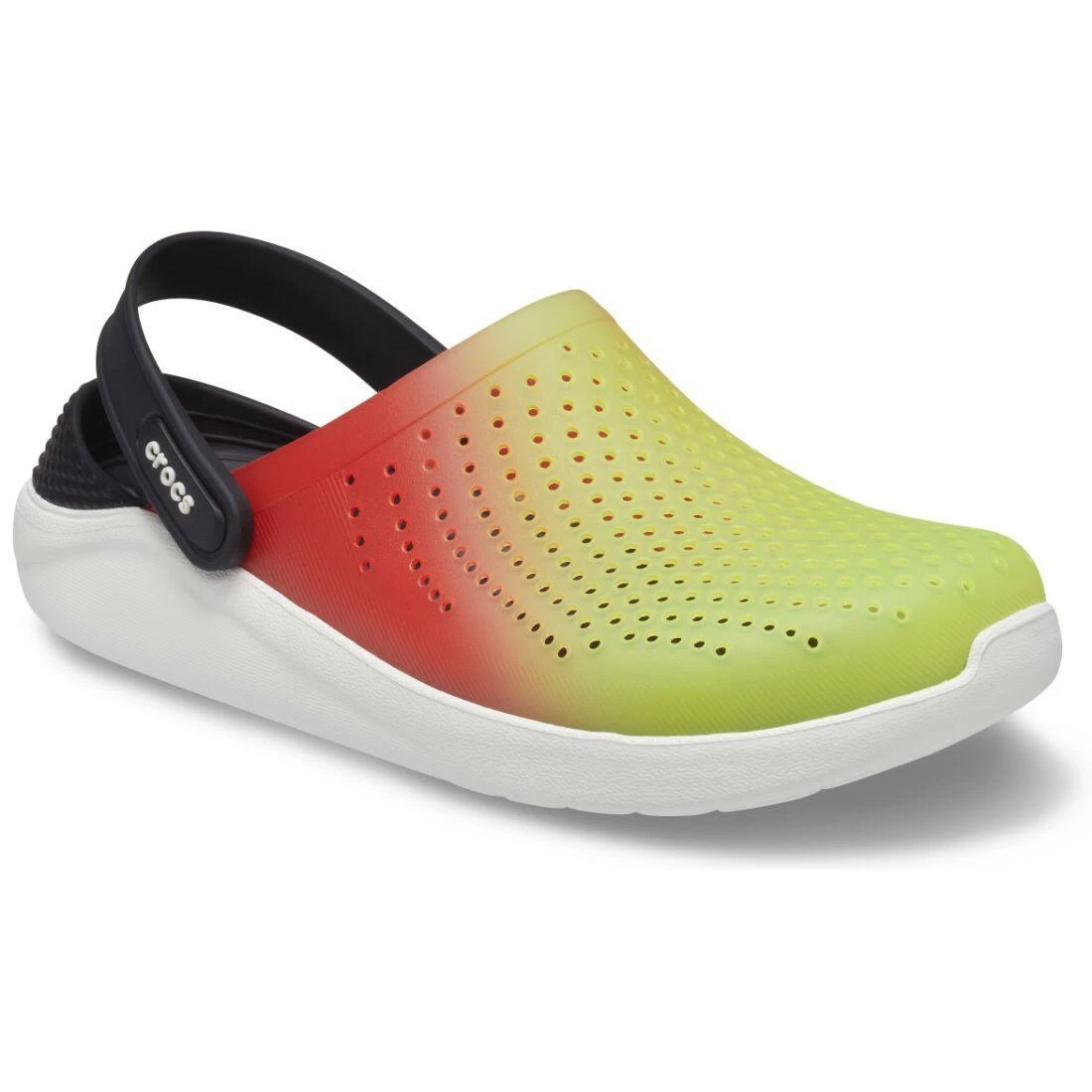 CROCS LiteRide Color Dip Clog (Unisex) Lime Punch/Scarlet Lime yellow 1 CROCS LiteRide Color Dip Clog (Unisex) Lime Punch/Scarlet Lime yellow