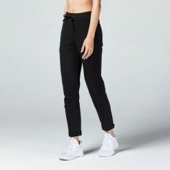 NYAMBA Women's Slim Bottoms 500 BLACK -Women Sports Elegant Store k9ee29d9f863338c33b2975d728a2f33a