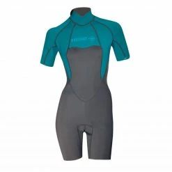 BEUCHAT ATOLL LADIE'S SHORTY BACKZIP 2MM WETSUIT BLUE