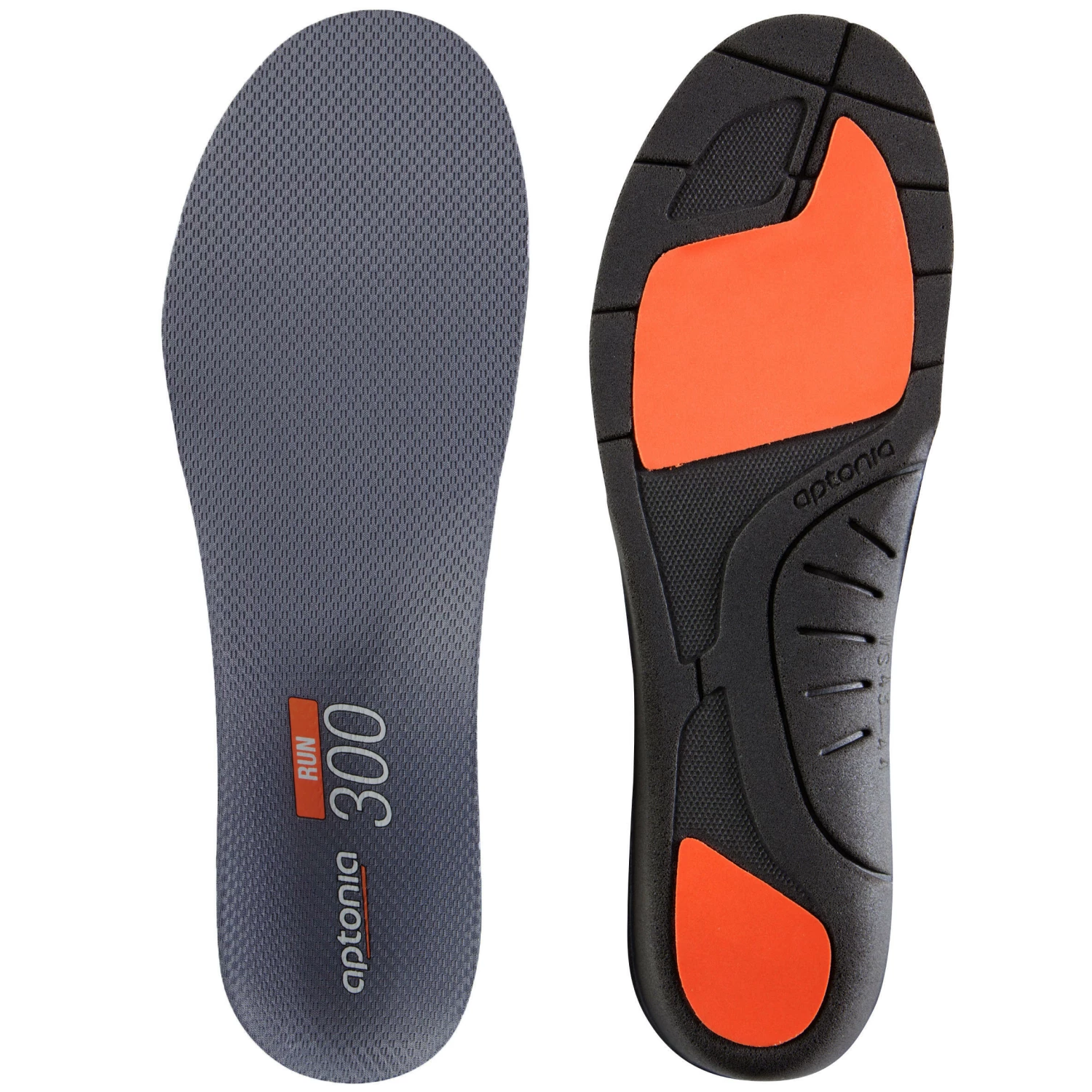 KALENJI R300 insoles Dark grey 1 KALENJI R300 insoles Dark grey