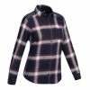 FORCLAZ LONG-SLEEVED SHIRT TRAVEL 100 Asphalt blue/Asphalt blue