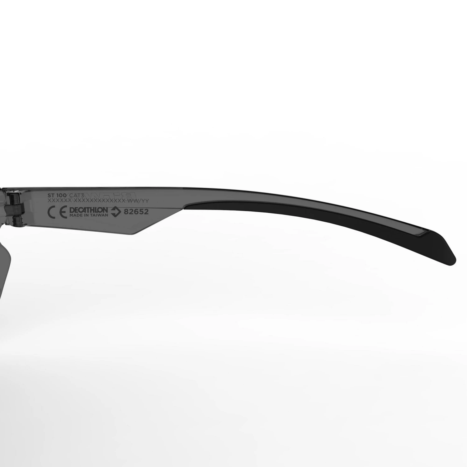 ROCKRIDER Adult Cycling Sunglasses DARK GREY 7 ROCKRIDER Adult Cycling Sunglasses DARK GREY - Image 7