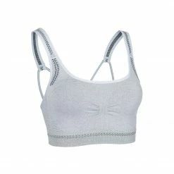 KIMJALY Gentle Yoga Sports Bra LIGHT BLUE/BLACK