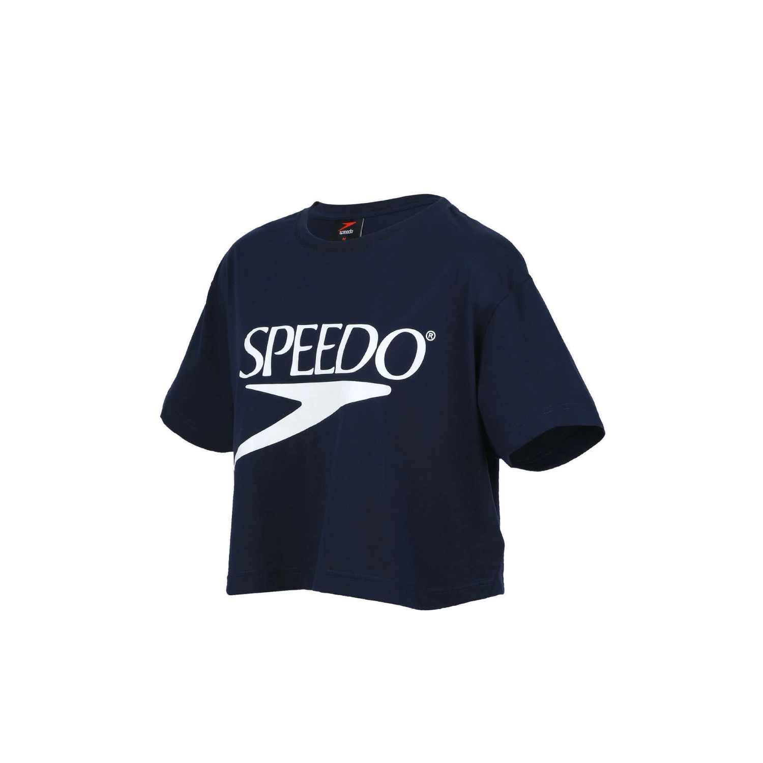 SPEEDO VINTAGE LADIES' CROP TEE Navy blue 1 SPEEDO VINTAGE LADIES' CROP TEE Navy blue