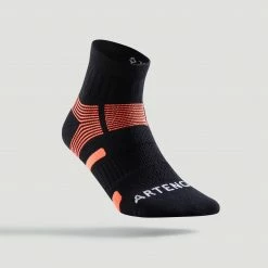 ARTENGO RS 560 Mid Sports Socks Tri-Pack BLACK -Women Sports Elegant Store ka2b94a2e031ee286d2beaca0b6bdbb47