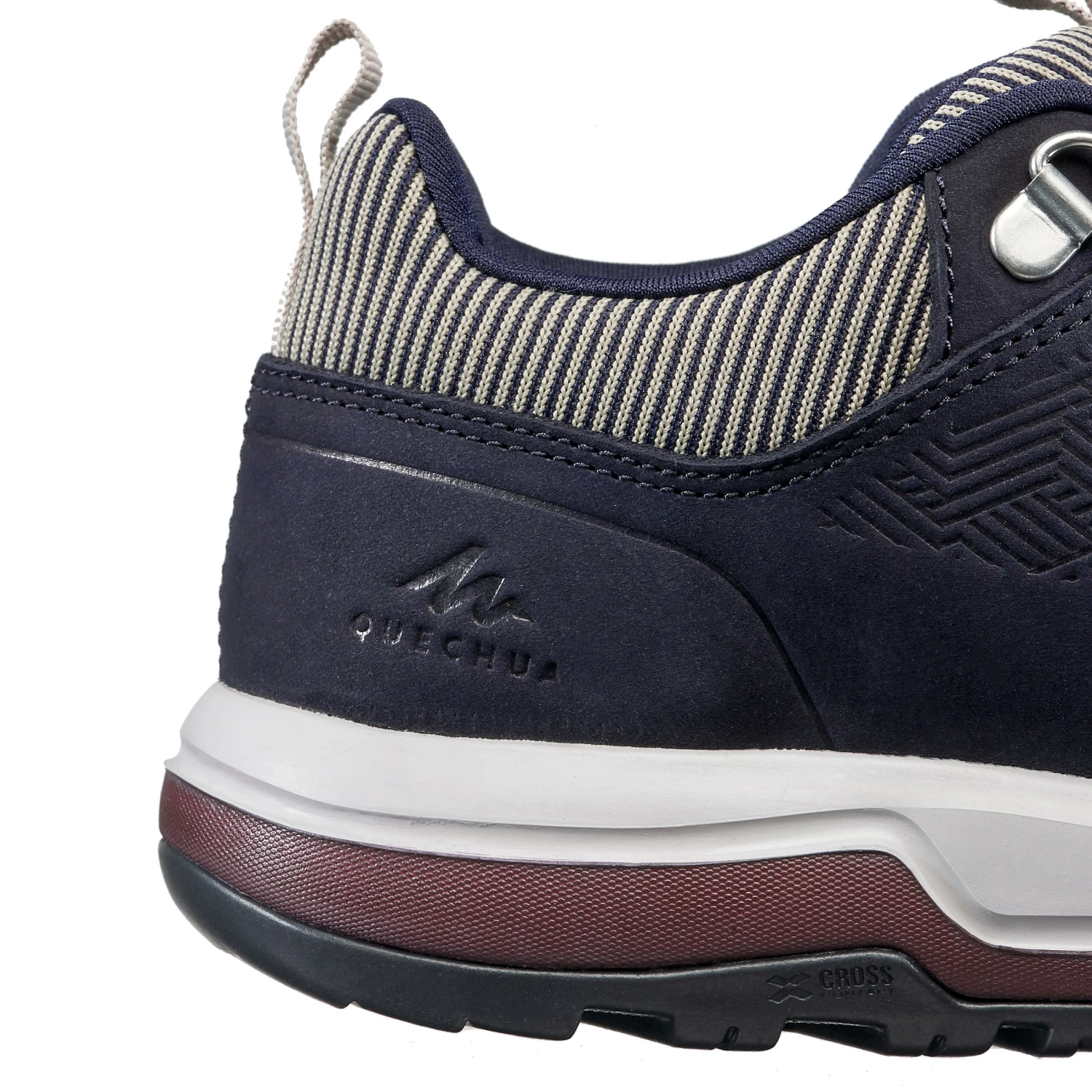 QUECHUA NATURE HIKING SHOES Navy blue/Asphalt blue/Chocolate truffle 2 QUECHUA NATURE HIKING SHOES Navy blue/Asphalt blue/Chocolate truffle - Image 2
