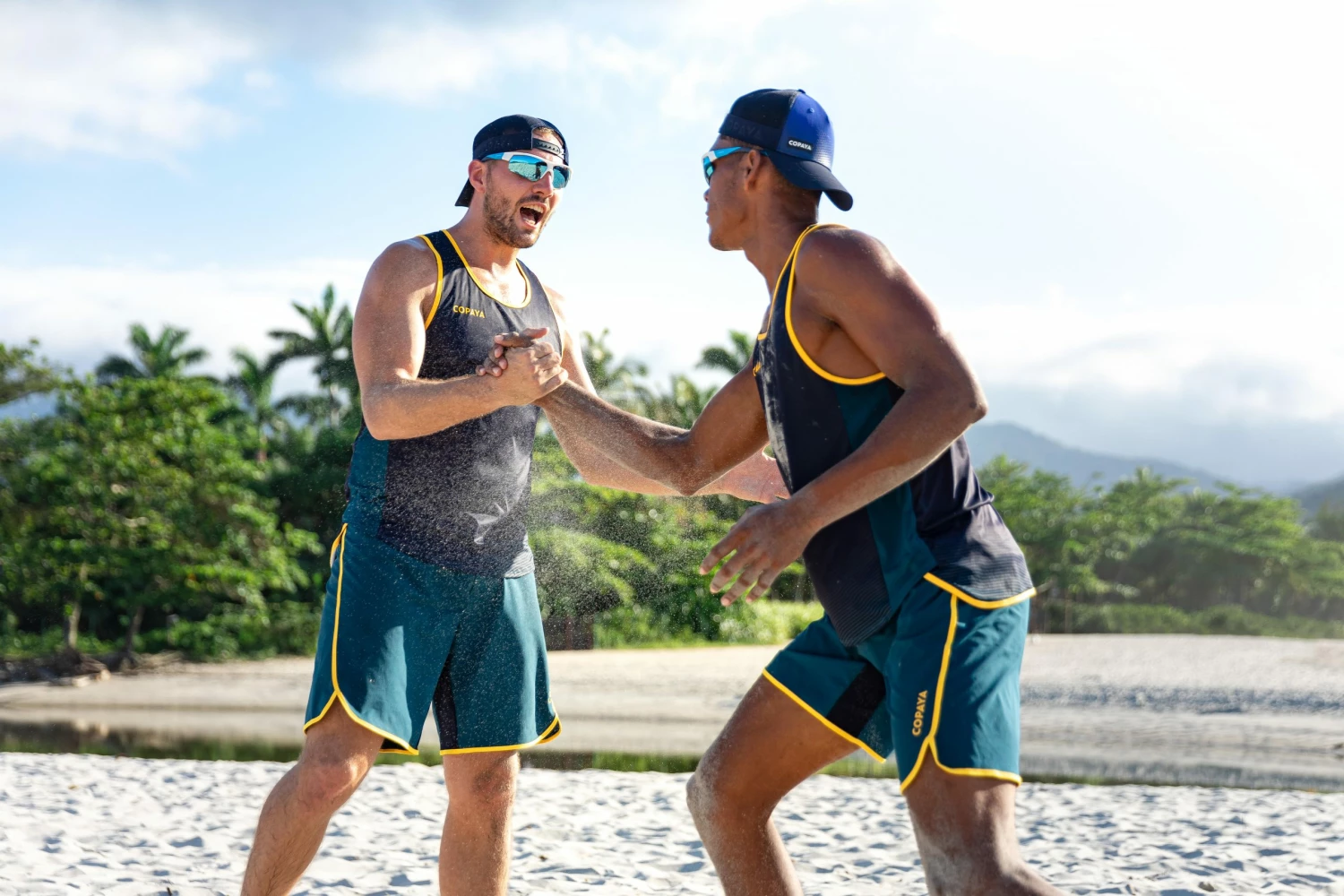 COPAYA Adult Beach Volleyball Cap BVC500 Asphalt blue/Asphalt blue 6 COPAYA Adult Beach Volleyball Cap BVC500 Asphalt blue/Asphalt blue - Image 6