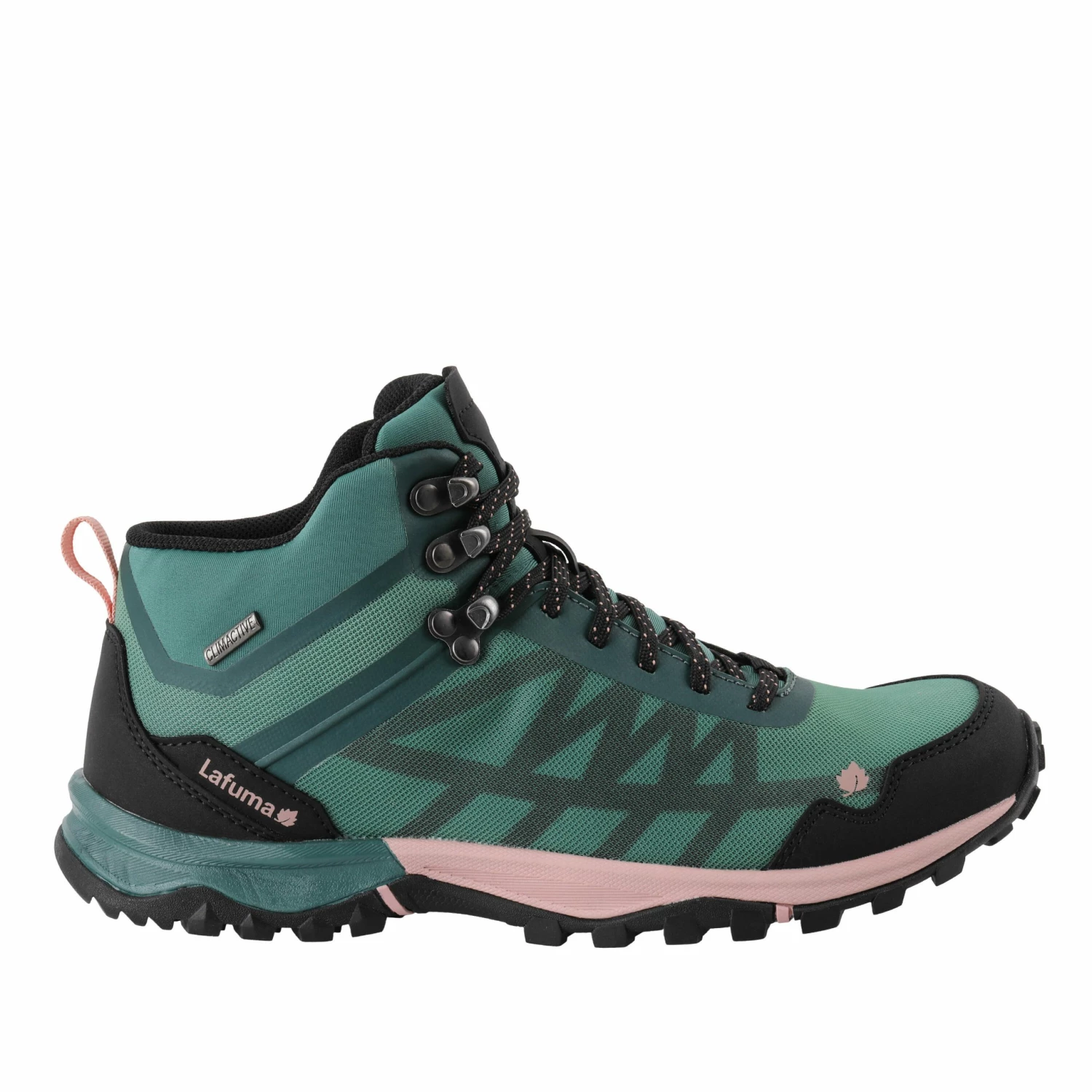 LAFUMA LADIES' ACCESS CLIMATIVE WATERPROOF MID CUT HIKING SHOES DARK GREEN 3 LAFUMA LADIES' ACCESS CLIMATIVE WATERPROOF MID CUT HIKING SHOES DARK GREEN - Image 3