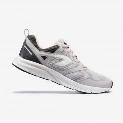 KALENJI KALENJI RUN ACTIVE WOMEN'S RUNNING SHOES Carbon grey/Putty