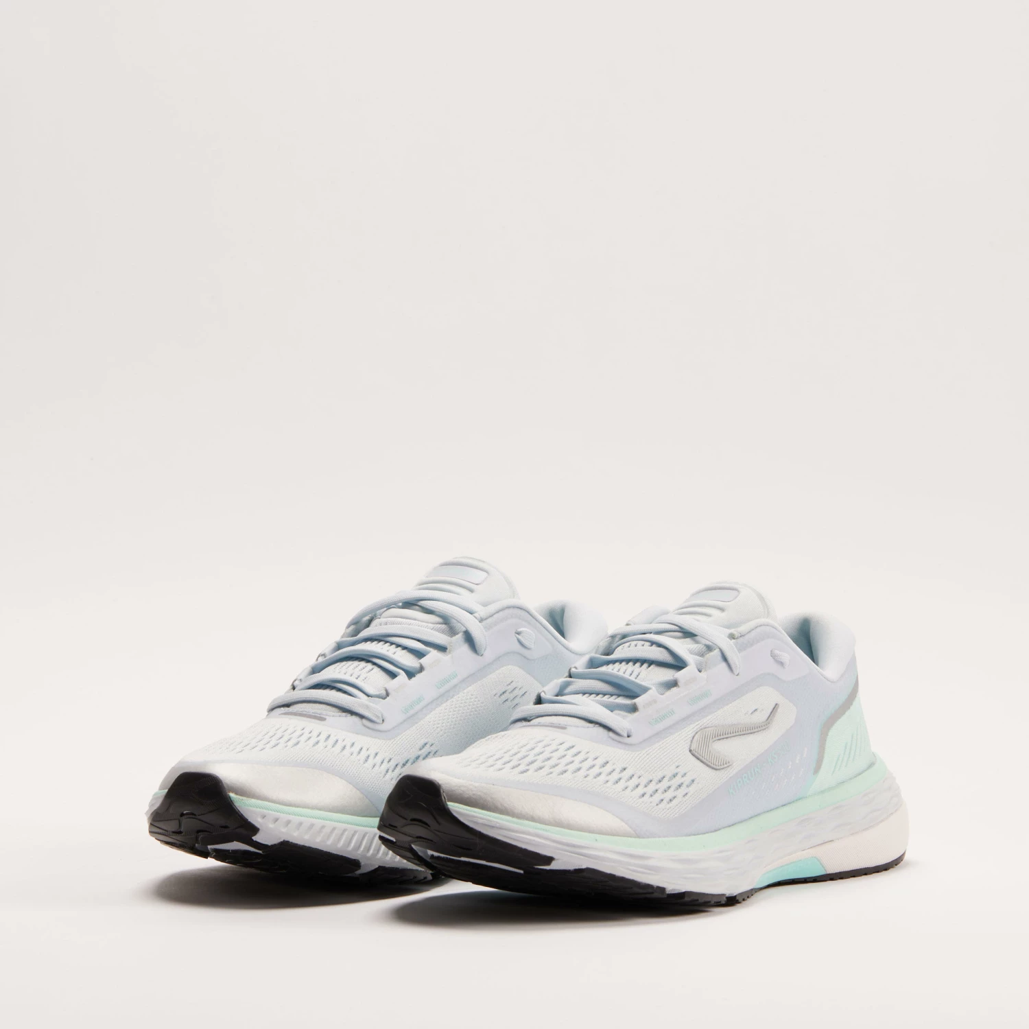 KIPRUN WOMEN'S RUNNING SHOES Foggy blue/Pale mint 1 KIPRUN WOMEN'S RUNNING SHOES Foggy blue/Pale mint