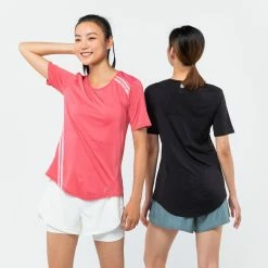 DOMYOS Close-Fitting Fitness T-Shirt PINK -Women Sports Elegant Store kab4c9d7e98fe7c1f8a13795162e12acb