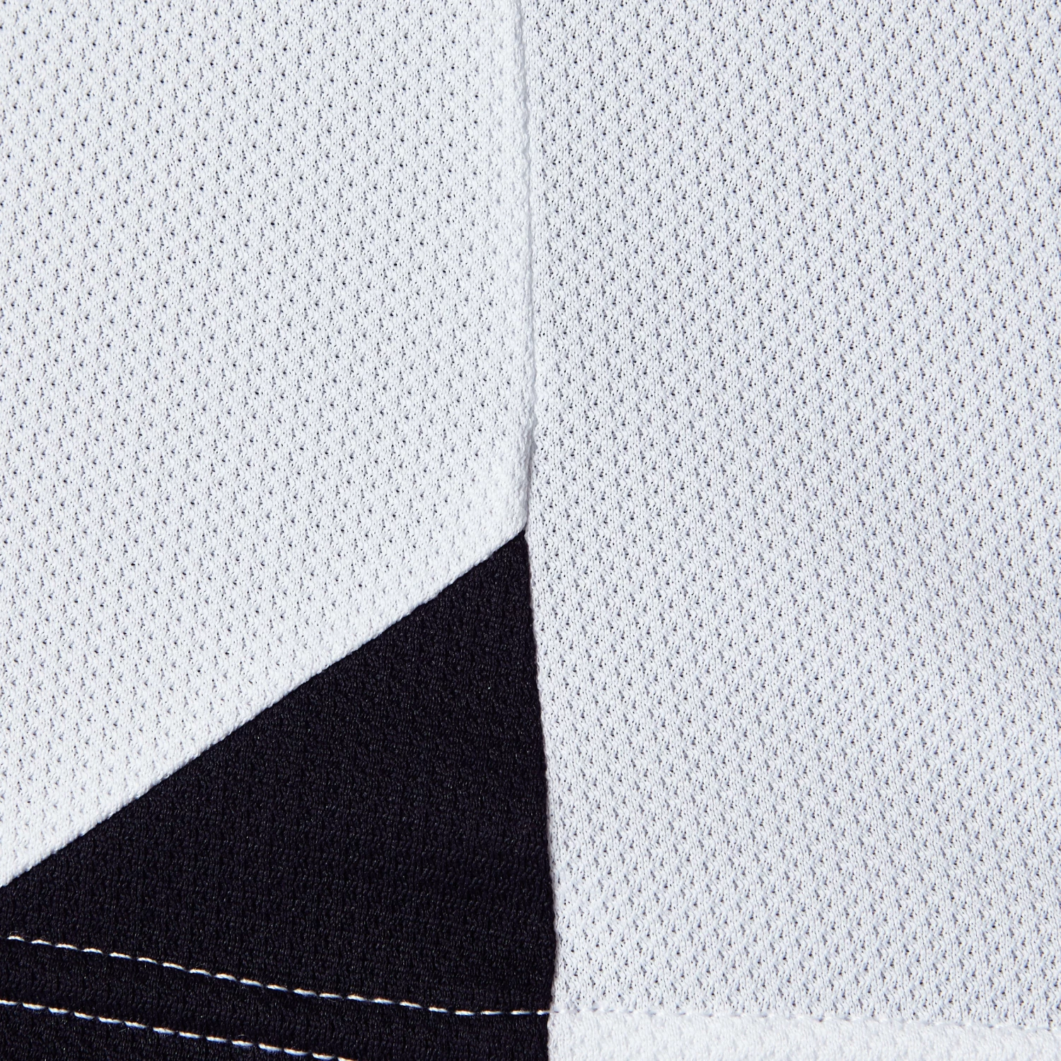 KIPSTA Adult Football Eco-Design Shirt F100 Snow white/BLACK 8 KIPSTA Adult Football Eco-Design Shirt F100 Snow white/BLACK - Image 8