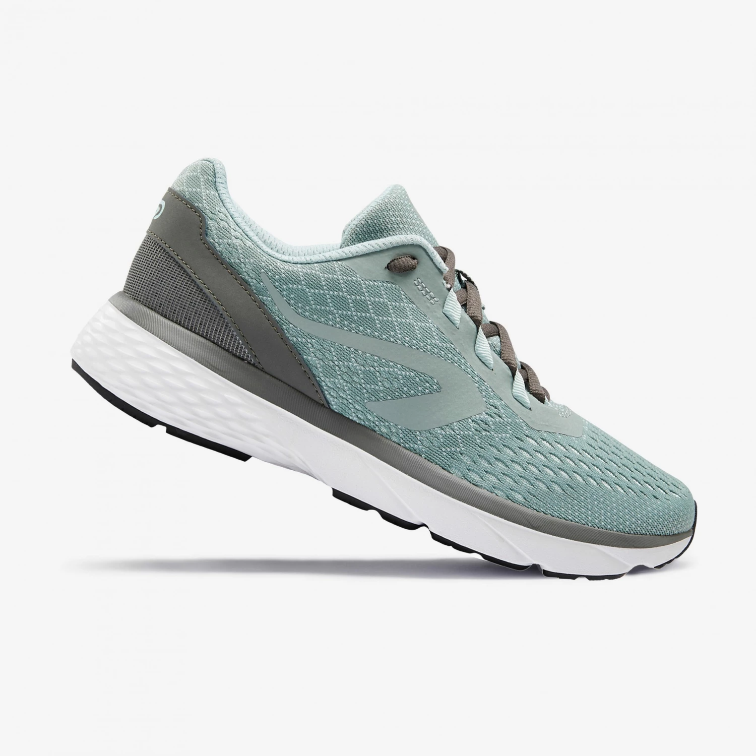 KALENJI RUN SUPPORT WOMEN'S RUNNING SHOES GREY CORAL PINK 3 KALENJI RUN SUPPORT WOMEN'S RUNNING SHOES GREY CORAL PINK - Image 3