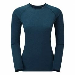 MONTANE W Dart Long Sleeve T Shirt Navy blue