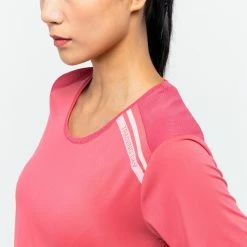 DOMYOS Close-Fitting Fitness T-Shirt PINK -Women Sports Elegant Store kb2798ff1636e3305fc0ad80a65449868