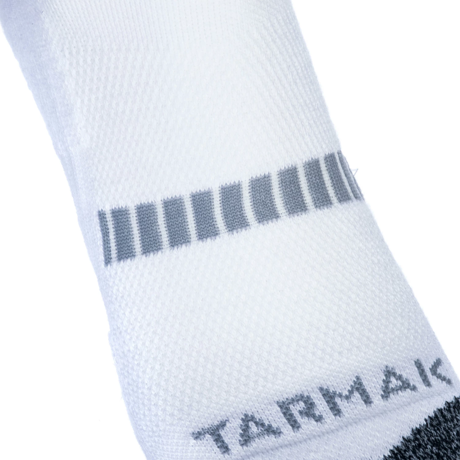 TARMAK Men's/Women's Basketball Mid Socks 2-Pack SO500 BLACK/Dark grey 8 TARMAK Men's/Women's Basketball Mid Socks 2-Pack SO500 BLACK/Dark grey - Image 8