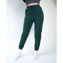 METANOIA THE LABEL Feel Casual Unisex Signature Sweatpants Emerald green