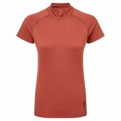 MONTANE W Dart Zip T Shirt RED