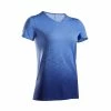 KIPRUN KIPRUN CARE WOMEN'S BREATHABLE RUNNING T-SHIRT Lavender blue/Foggy blue
